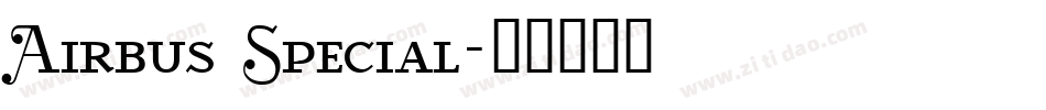 Airbus Special字体转换